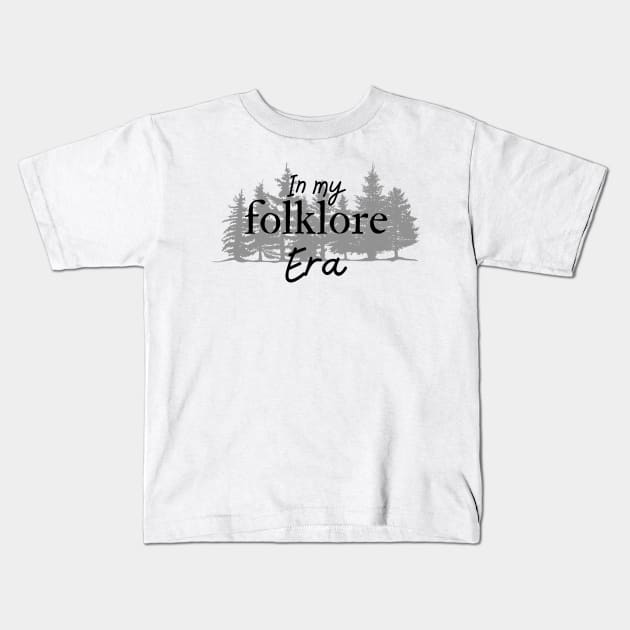 In my folklore era Kids T-Shirt by My Booked Life